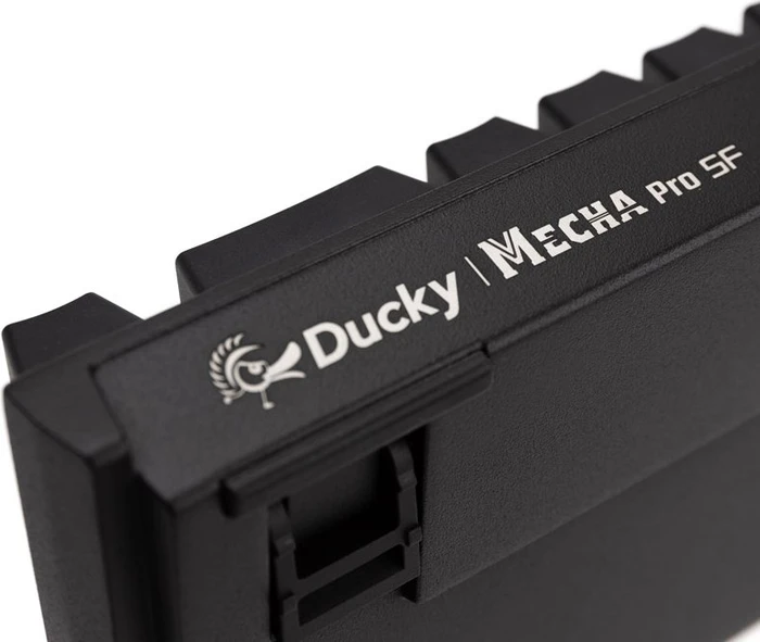 Ducky Mecha Pro SF, PBT, schwarz, LEDs RGB, MX RGB RED, USB, DE
