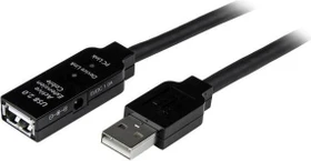 StarTech USB 2.0 aktives Verlängerungskabel, USB-A [Stecker] auf USB-A [Buchse], 20m (USB2AAEXT20M)