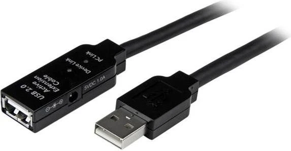 StarTech USB 2.0 aktives Verlängerungskabel, USB-A [Stecker] auf USB-A [Buchse], 20m