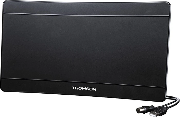 Hama DVB-T/DVB-T2-Zimmerantenne, Performance 45, flach, aktiv, schwarz