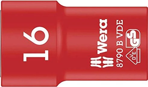 Wera 8790 B VDE Zyklop Außensechskant Stecknuss 3/8"
