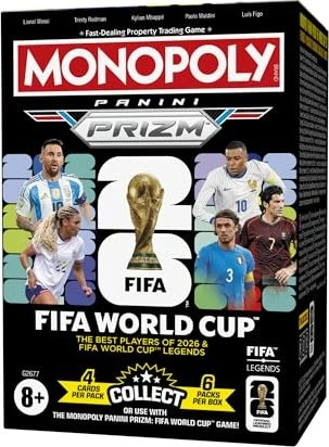 Panini Monopoly Fifa WM 2026 Sticker Prizm: FIFA World Cup Booster Box