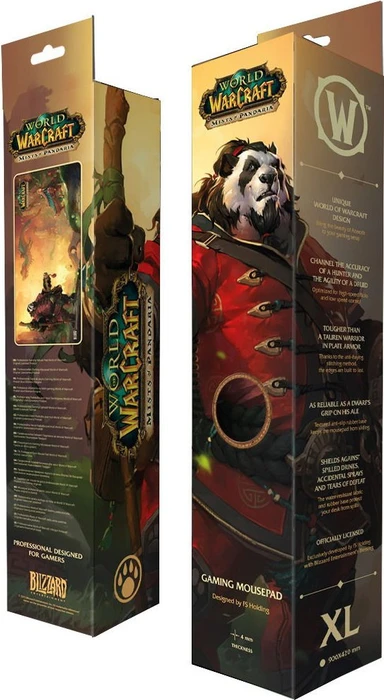 Blizzard World of WarCraft XL Gaming Mousepad, 900x420mm, Pandaria: Pandaren With Lanterns