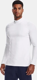 Under Armour ColdGear Fitted Kompressionsshirt langarm weiß/schwarz (Herren)