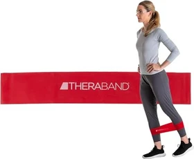 Thera-Band Loop 7.6x45.5cm 29cm mittel stark Widerstandsband rot