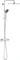 Grohe Vitalio Joy System 310 QuickFix Duschsystem mit Thermostatbatterie chrom Vorschaubild
