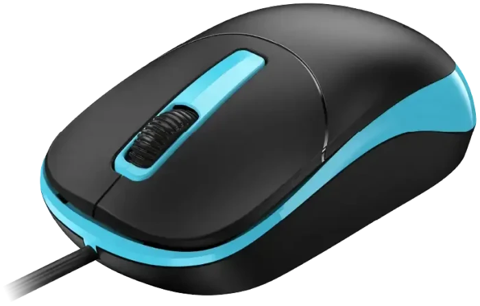 Genius DX-123 Wired Optical Mouse schwarz/blau, USB