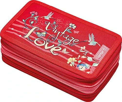 Herlitz Schüleretui TriCase gefüllt Vintage Love