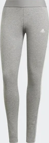 adidas Loungewear Essentials 3-Streifen Hose lang medium grey heather/white (Damen)