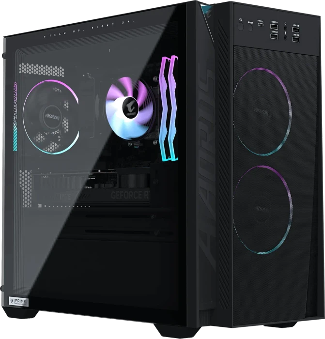 GIGABYTE AORUS Prime 3 AP3A7N6T-5110, Ryzen 7 9700X, 16GB RAM, 1TB SSD, GeForce RTX 5060 Ti