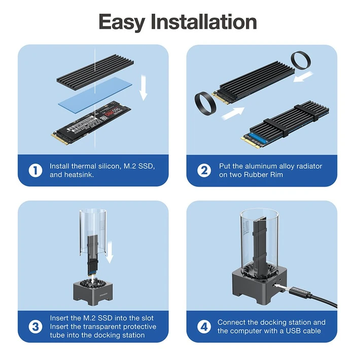Graugear G-M2DK-U4-40G, M.2 NVMe Dockingstation, USB4