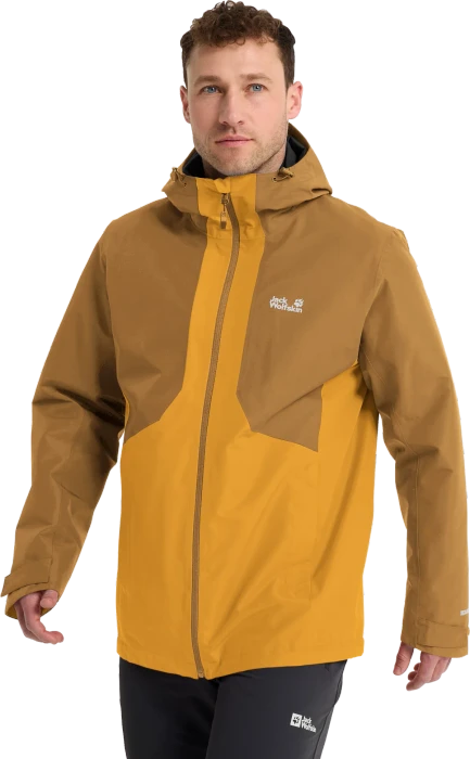 Jack Wolfskin Stonetrail 3in1 Funktionsjacke burly yellow jw (Herren)