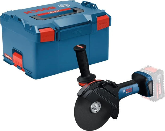 Bosch Professional Expert EXWS18V-180P BITURBO Akku-Winkelschleifer solo inkl. L-Boxx