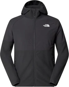 The North Face Glacier Fleece Heavyweight Hooded Jacke asphalt grey/tnf black (Herren)