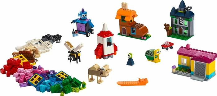 LEGO Classic - Bausteine kreativ mit Fenstern