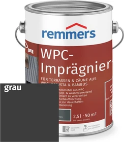 Remmers WPC-Imprägnier-Öl innen und außen grau, 2.5l