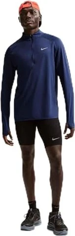 Nike Stride Dri-FIT Laufshirt langarm midnight navy (Herren)