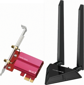 Mercusys WLAN-Adapter, Wi-Fi 7, BE9300, 2.4GHz/5GHz/6GHz WLAN, Bluetooth 5.4, PCIe x1 (MA49BE)