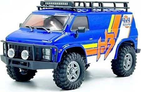 Hobby Plus CR18P EVO V2 Rock Van Brushed 4x4 RTR Trail Crawler blau