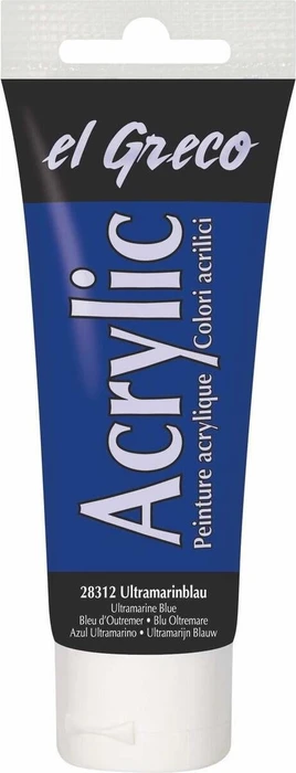 Kreul el Greco Acrylic Ink Acrylfarbe, ultramarinblau, 75ml