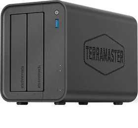 TerraMaster F2-425, Intel Celeron N5095, 4GB RAM, 1x RJ-45 2.5GBase-T, 2x USB-A 3.1