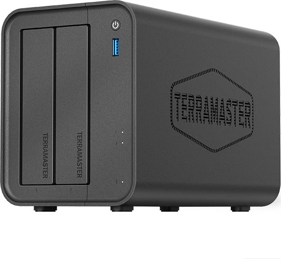 TerraMaster F2-425, Intel Celeron N5095, 4GB RAM, 1x RJ-45 2.5GBase-T, 2x USB-A 3.1