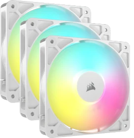 Corsair RS Series RS120 Reverse ARGB, weiß, 120mm, 3er-Pack