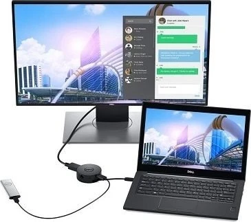 Dell DA300 USB-C Mobile Adapter, USB-C 3.1 [Stecker]
