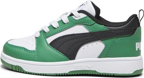 Puma Rebound V6 Lo puma white/puma black/archive green (Junior)