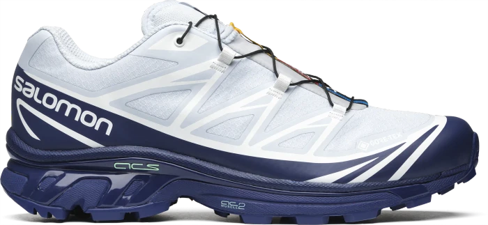 Salomon XT-6 GTX blue print/heather/white