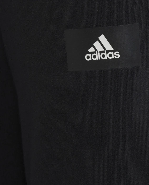 adidas Future Icons 3-Streifen Tapered-Leg Trainingshose lang schwarz/weiß (Junior)