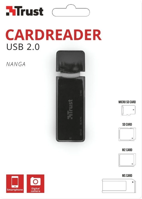 Trust Nanga Multi-Slot-Cardreader, USB-A 2.0 [Stecker]