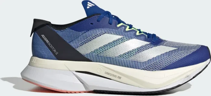 adidas Adizero Boston 12 royal blue/zero metalic/lucid lemon (Damen)