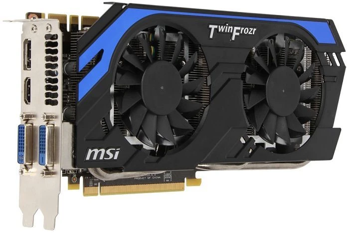 MSI GeForce GTX 660 Ti, N660Ti-PE-2GD5/OC Twin Frozr IV Power Edition OC, 2GB GDDR5, 2x DVI, HDMI, DP