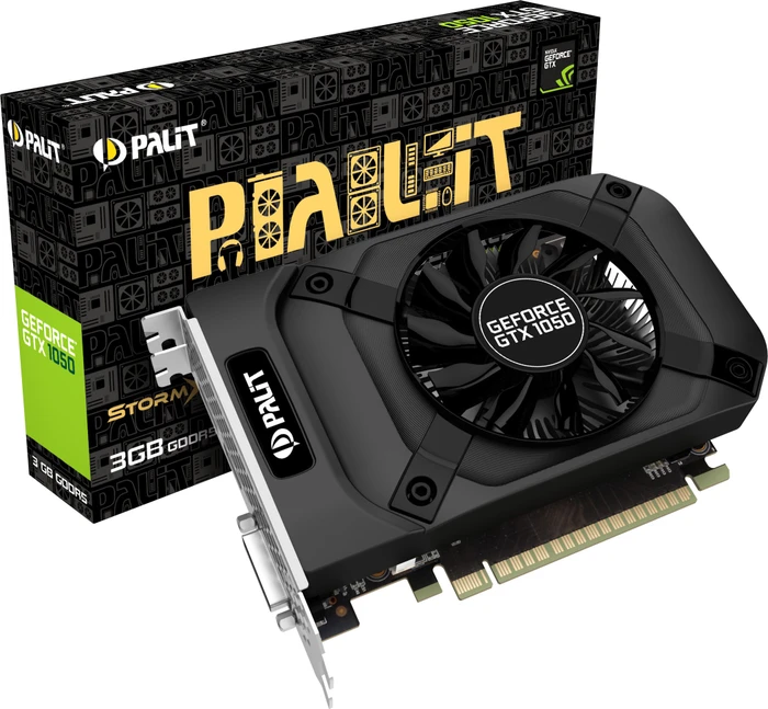 Palit GeForce GTX 1050 StormX, 3GB GDDR5, DVI, HDMI, DP