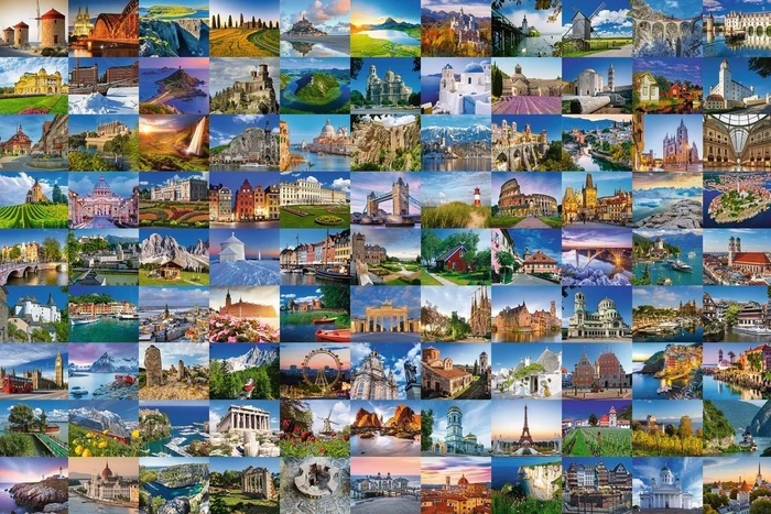 Ravensburger Puzzle 99 Beautiful Places in Europe
