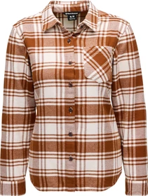 Black Diamond Project Flannel Hemd langarm clay/off white plaid (Damen)