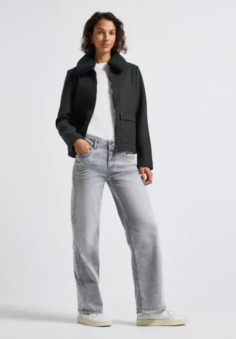Street One Abnehmbarer Kragen Jacke obsidian blue (Damen)