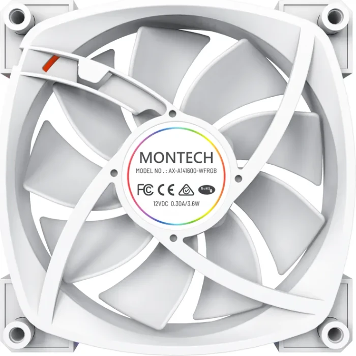 Montech AX140 PWM ARGB weiß, 140mm