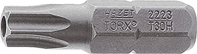 Hazet 2223-T10H Torx Bit 1/4", T10x25mm, 1 Stück