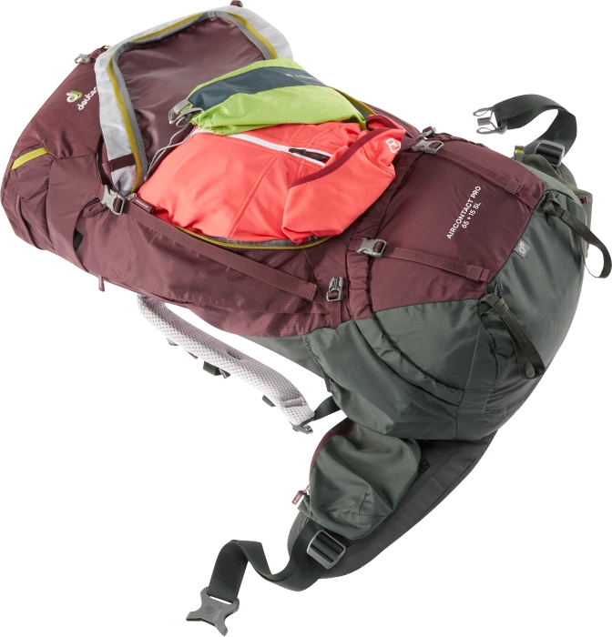 Deuter Aircontact Pro 65+15 SL aubergine/ivy (Damen)