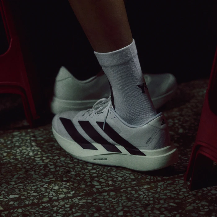 adidas Adizero Evo SL cloud white/core black (Damen)