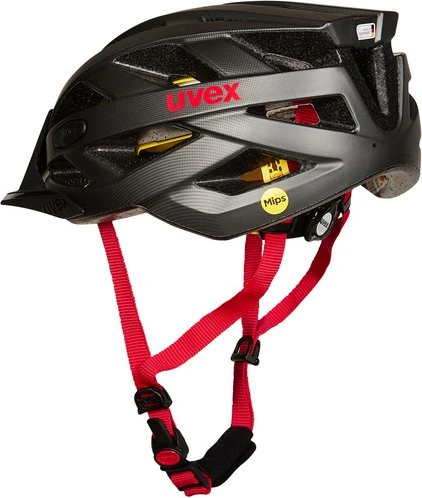 UVEX I-VO CC MIPS Helm titan/red mat