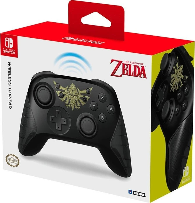 Hori Horipad Wireless Controller The Legend of Zelda Edition schwarz/gold (Switch)