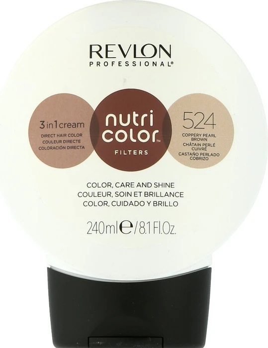 Revlon Nutri Color Filters Haartönung 524 coppery pearl brown, 240ml