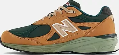 New Balance Made in USA 990v3 tan/green (Herren)