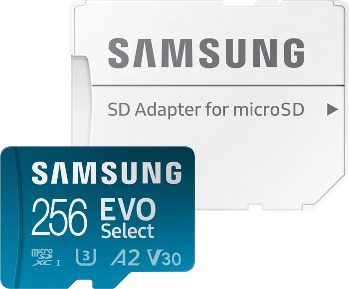 Samsung EVO Select R130 256GB Kit, UHS-I U3, A2, Class 10