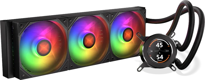 KRUX HydroGlance 360 ARGB LCD 3x120mm