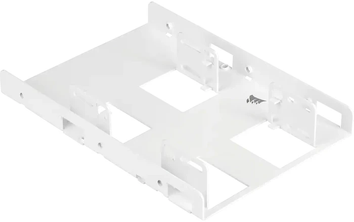 Corsair 3.5" Dual SSD Adapter, 2.5" Festplatten Einbaurahmen, weiß