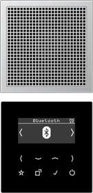 Jung Serie LS Smart Radio DAB+ Bluetooth Set Mono, aluminium